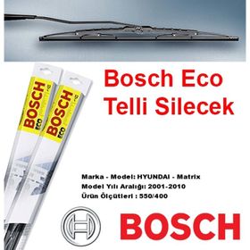 Bosch Eco Hyundai Matrix 2001-2010 Silecek Takımı