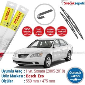 Bosch Eco Hyundai Sonata 2005-2010 Silecek Takımı