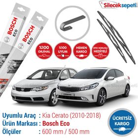 Bosch Eco Kia Cerato 2010-2018 Silecek Takımı