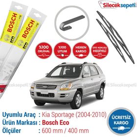 Bosch Eco Kia Sportage 2004-2010 Silecek Takımı