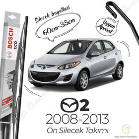 Bosch Eco Mazda 2 Ön 2008-2013 Silecek Takımı