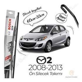 Bosch Eco Mazda 2 Ön 2008-2013 Silecek Takımı