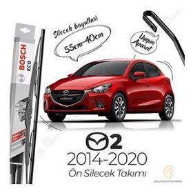 Bosch Eco Mazda 2 Ön 2014-2020 Silecek Takımı