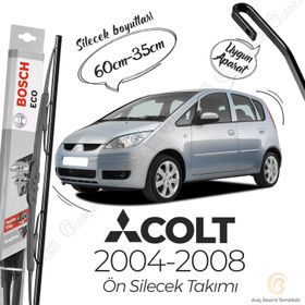 Bosch Eco Mitsubishi Colt Ön 2004-2008 Silecek Takımı