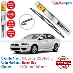 Bosch Eco Mitsubishi Lancer 2009-2013 Silecek Takımı