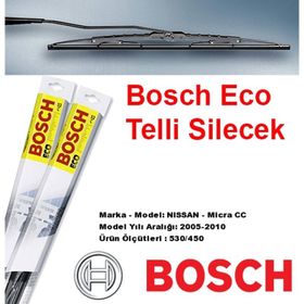 Bosch Eco Nissan Micra 2005-2010 Silecek Takımı