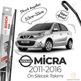 Bosch Eco Nissan Micra Muz 2011-2016 Silecek Takımı
