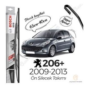 Bosch Eco Peugeot 206 2009 - 2013 Ön Silecek Takımı