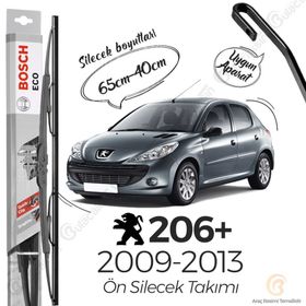Bosch Eco Peugeot 206 2009 - 2013 Ön Silecek Takımı