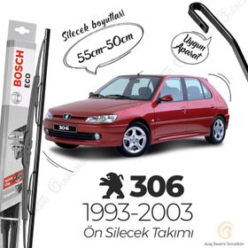 Bosch Eco Peugeot 306 Ön 1993-2003 Silecek Takımı