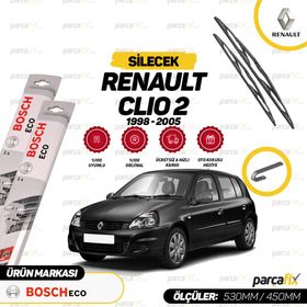 Bosch Eco Renault Clio 2 1998-2005 Silecek Takımı