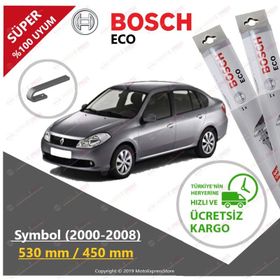 Bosch Eco Renault Symbol 2000-2008 Silecek Takımı