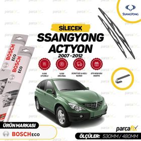 Bosch Eco Ssangyong Actyon 2007-2012 Silecek Takımı