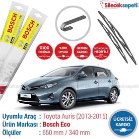 Bosch Eco Toyota Auris 2013-2015 Silecek Takımı