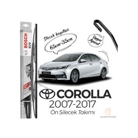Bosch Eco Toyota Corolla 2007-2017 Uyumlu Ön Silecek Takımı