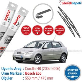 Bosch Eco Toyota Corolla Hatchback 2002-2006 Silecek