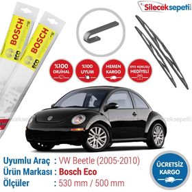 Bosch Eco Volkswagen Beetle 2005-2010 Silecek Takımı