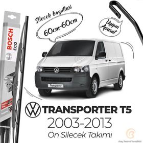 Bosch Eco Volkswagen Transporter T5 Ön 2003-2013 Silecek Takımı