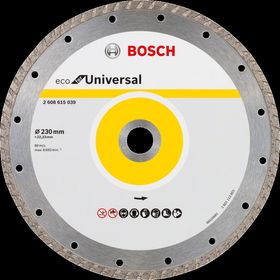 Bosch Ekonomik Seri 9+1 Genel Yapı Malzemeleri İçin 230 mm Turbo Elmas Kesme Diski