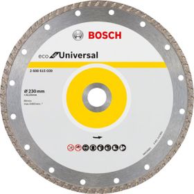Bosch Ekonomik Seri 9+1 Genel Yapı Malzemeleri İçin 230 mm Turbo Elmas Kesme Diski