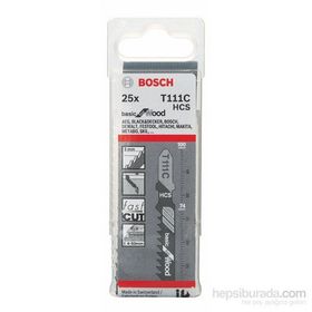 Bosch Ekonomik Seri Ahşap İçin T 111 C 25 Li Paket Dekupaj Testeresi Bıçağı