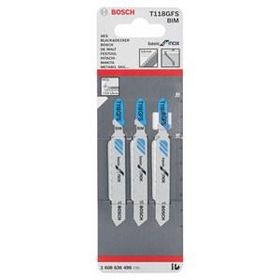 Bosch Ekonomik Seri Inox İçin T 118 GFS 3 Lü Paket Dekupaj Testeresi Bıçağı