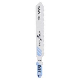 Bosch Ekonomik Seri Inox Paslanmaz Çelik İçin T 118 EFS Dekupaj Bıçağı - 5'li Paket Testere