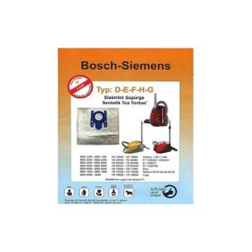 Bosch Elektrikli Süpürge 5 Katlı 20 Adet G Tipi Bez Toz Torbası
