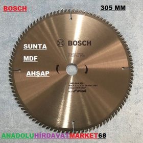 Bosch Elmas Testere Ahşap Kesici Sunta Mdf Plastik Keser 305 mm Testere
