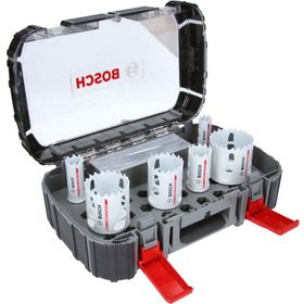 Bosch Endurance Serisi Carbide 8 Parça Ø 22-25-35-51-60-68 mm (Panç) Delik Açma Testeresi Seti
