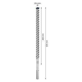 Bosch Expert 25x400x520 mm SDS Max-8X Kırıcı Delici Delme Ucu