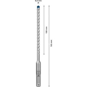 Bosch Expert 6x100x165 mm SDS Plus-7X Kırıcı Delici Delme Ucu