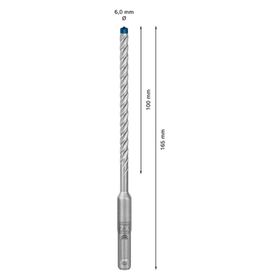 Bosch Expert 6x100x165 mm SDS Plus-7X Kırıcı Delici Delme Ucu