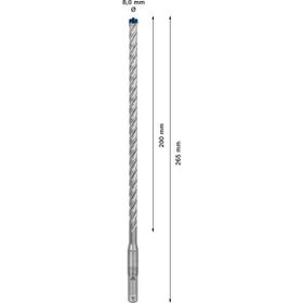 Bosch Expert 8x200x265 mm SDS Plus-7X Kırıcı Delici Delme Ucu