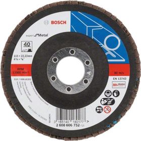 Bosch Expert Flap 115 mm 40 Kum Metal Zımpara Diski