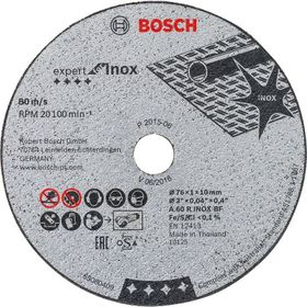 Bosch Expert For Inox 76x1x10 mm Metal Disk