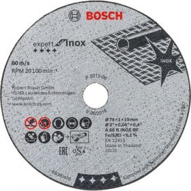 Bosch Expert For Inox 76x1x10 mm Metal Disk