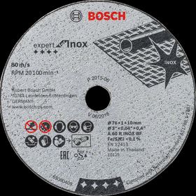 Bosch Expert for Inox Serisi 76x1 mm Kesme Diski