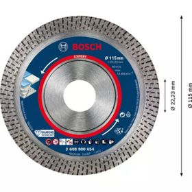 Bosch Expert Hard Ceramic 115x22,23x1.4x10 mm Elmas Kesme Diski
