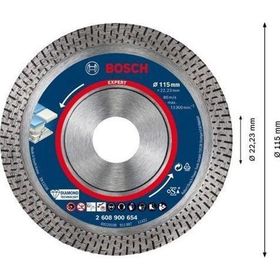 Bosch Expert Hard Ceramic 115x22,23x1.4x10 mm Elmas Kesme Diski