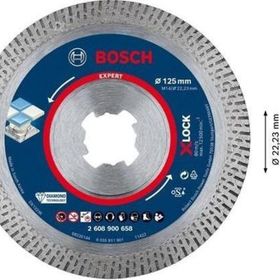 Bosch Expert Hard Ceramic 125x22.23x1.4x10 mm X-Lock Elmas Kesme Diski