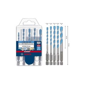 Bosch Expert HEX-9 4-5-6-6-8 mm 5 Parça Multi Construction Delme Ucu Seti