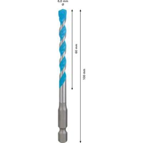 Bosch Expert HEX-9 6x60x100 mm Multi Construction Delme Ucu