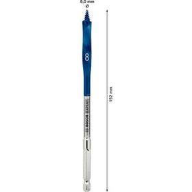 Bosch Expert Self Cut Speed 8x152 mm Yaprak Delme Ucu