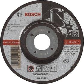 Bosch Expert Serisi 115x6.0 mm Bombeli Inox Paslanmaz Çelik Taşlama Diski