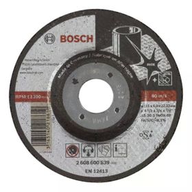 Bosch Expert Serisi 115x6.0 mm Bombeli Inox Paslanmaz Çelik Taşlama Diski