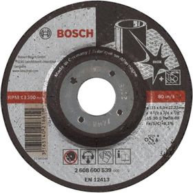 Bosch Expert Serisi 115x6.0 mm Bombeli Inox Paslanmaz Çelik Taşlama Diski