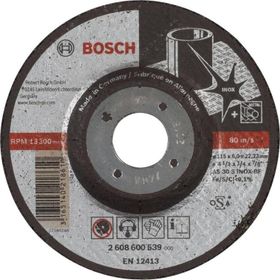 Bosch Expert Serisi 115x6.0 mm Bombeli Inox Paslanmaz Çelik Taşlama Diski