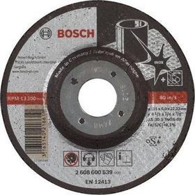 Bosch Expert Serisi 115x6.0 mm Bombeli Inox Paslanmaz Çelik Taşlama Diski