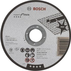 Bosch Expert Serisi 125x1.6 mm Taş Düz Inox Paslanmaz Çelik Kesme Diski